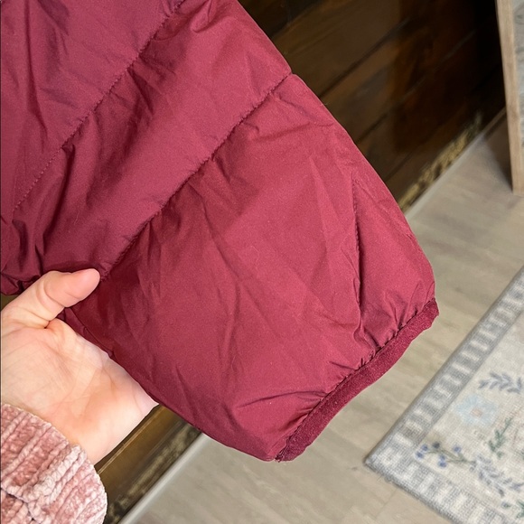 Wantdo Plus Size Hooded Winter Waterproof Puffer Jacket Burgundy- 5X - Picture 5 of 12